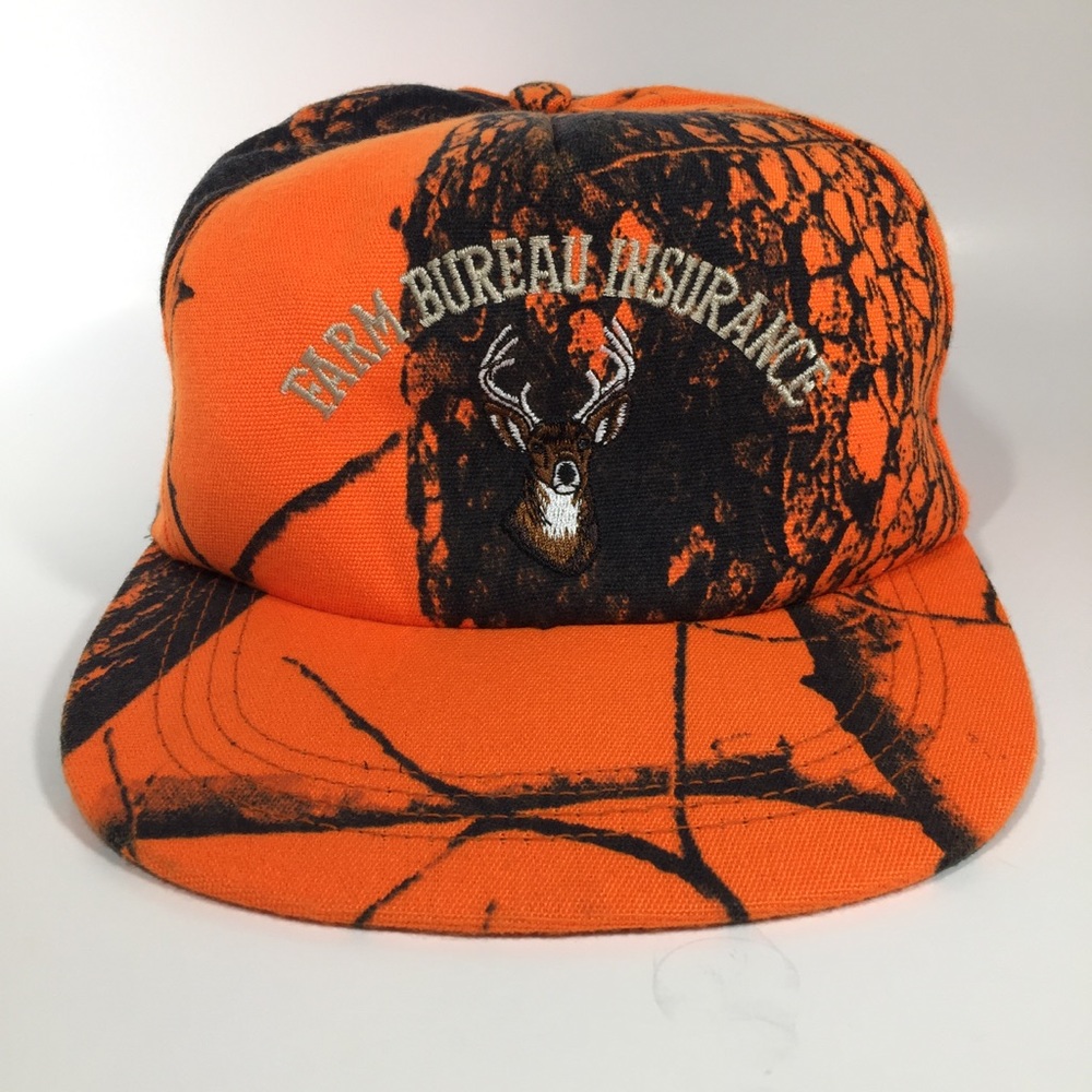 Hunting Cap Hat Orange Deer Buck
